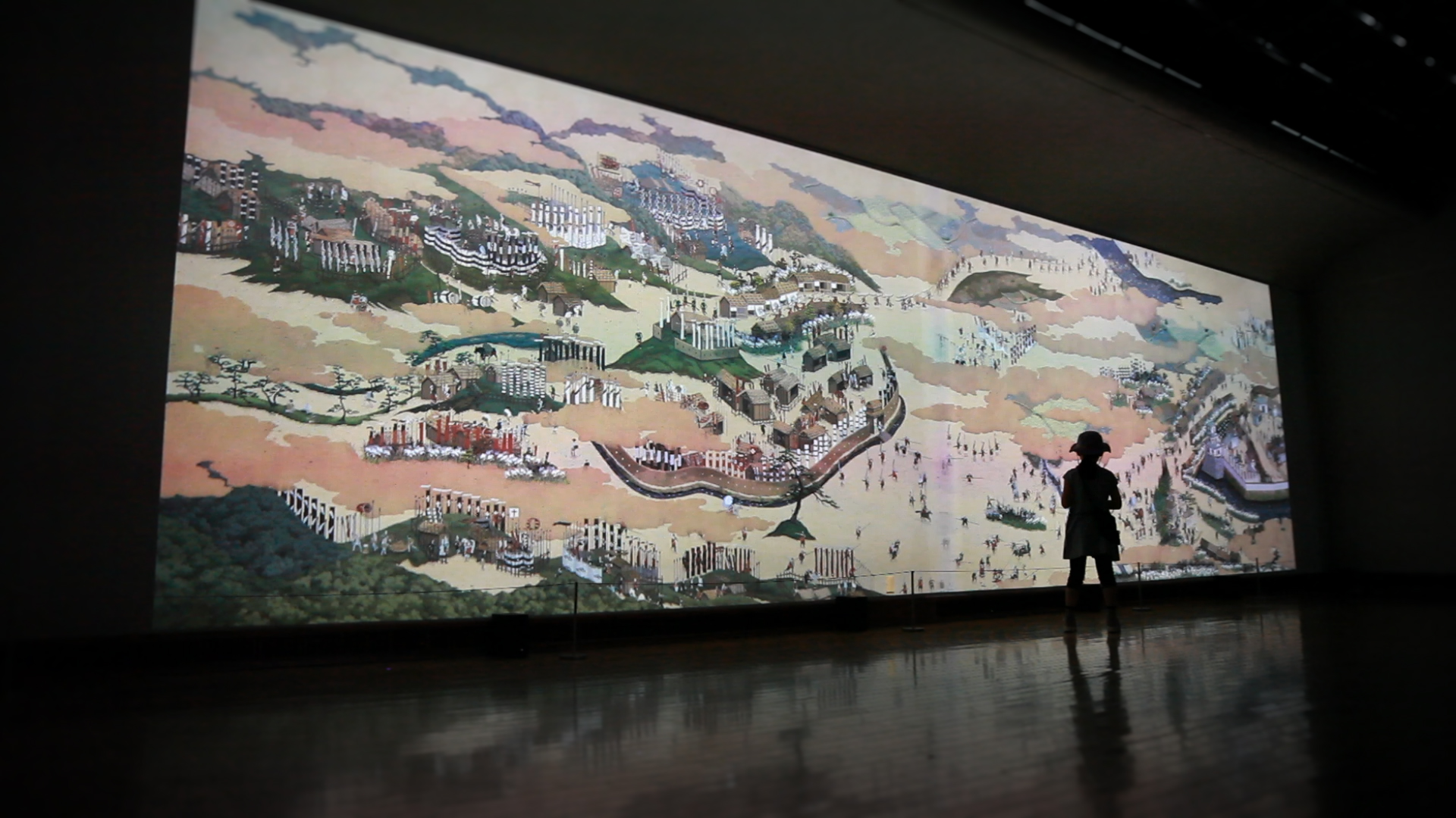 関ケ原山水図屏風 / Sekigahara-Sansui-zu-Byobu (Folding Screen of Painted Sekigahara Landscapes)