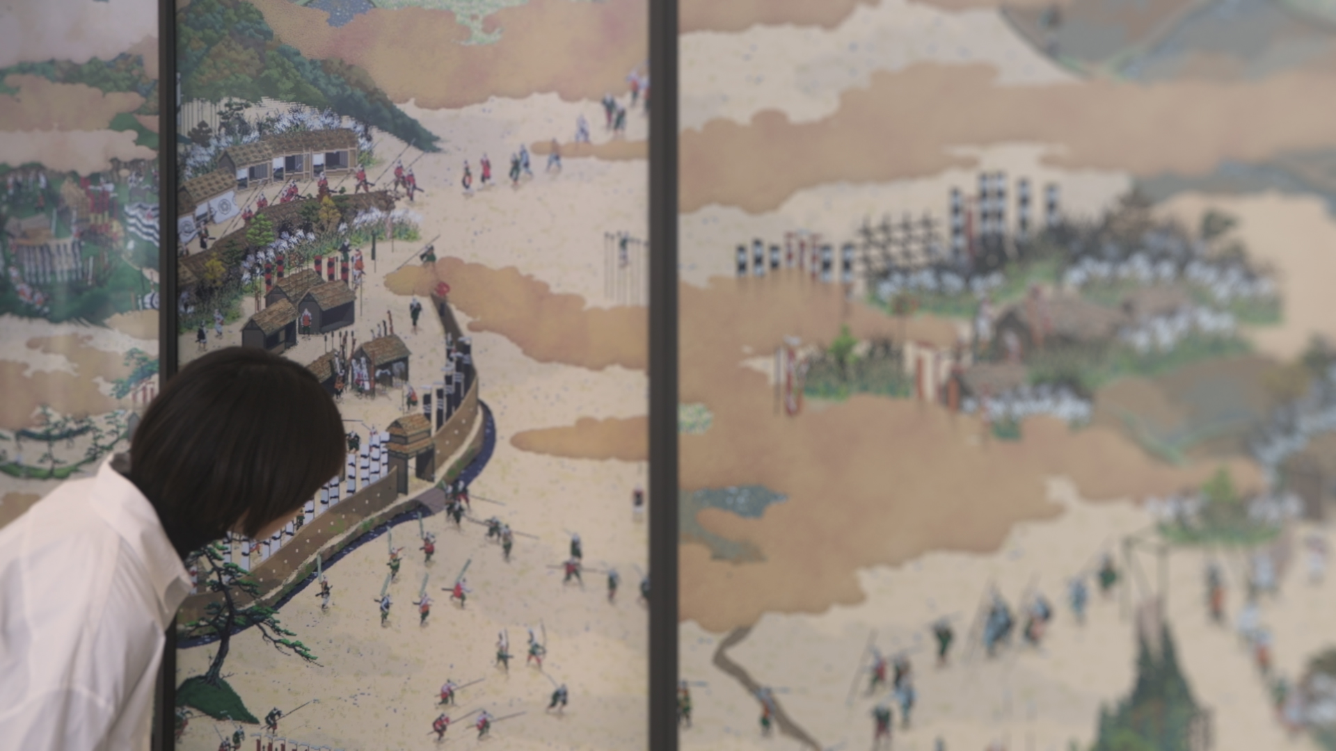 関ケ原山水図屏風 / Sekigahara-Sansui-zu-Byobu (Folding Screen of Painted Sekigahara Landscapes)